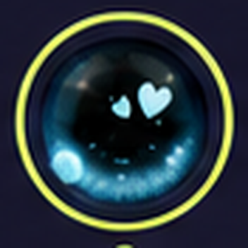 BOI-001 Eye Dock — three mood lenses (Heart / Spark / Sleepy)